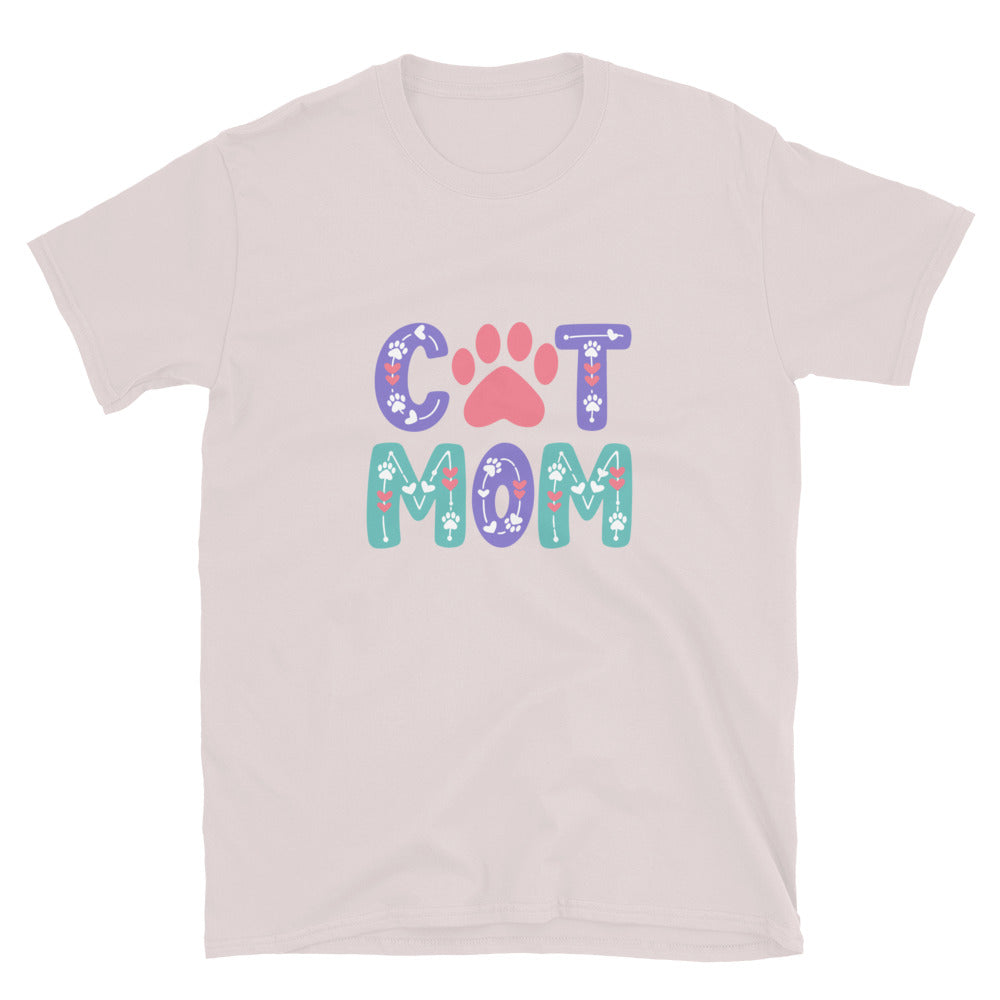 Cat Mom Pastel Vibes T-Shirt