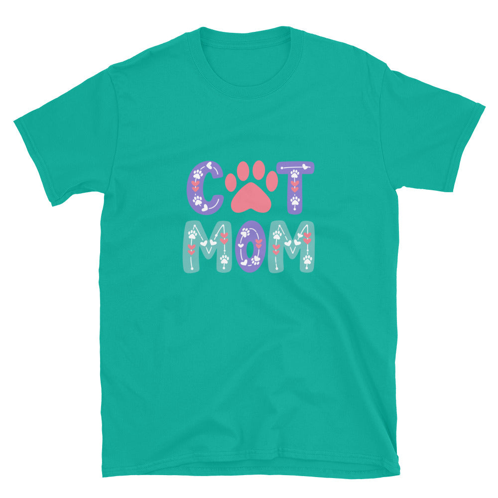 Cat Mom Pastel Vibes T-Shirt