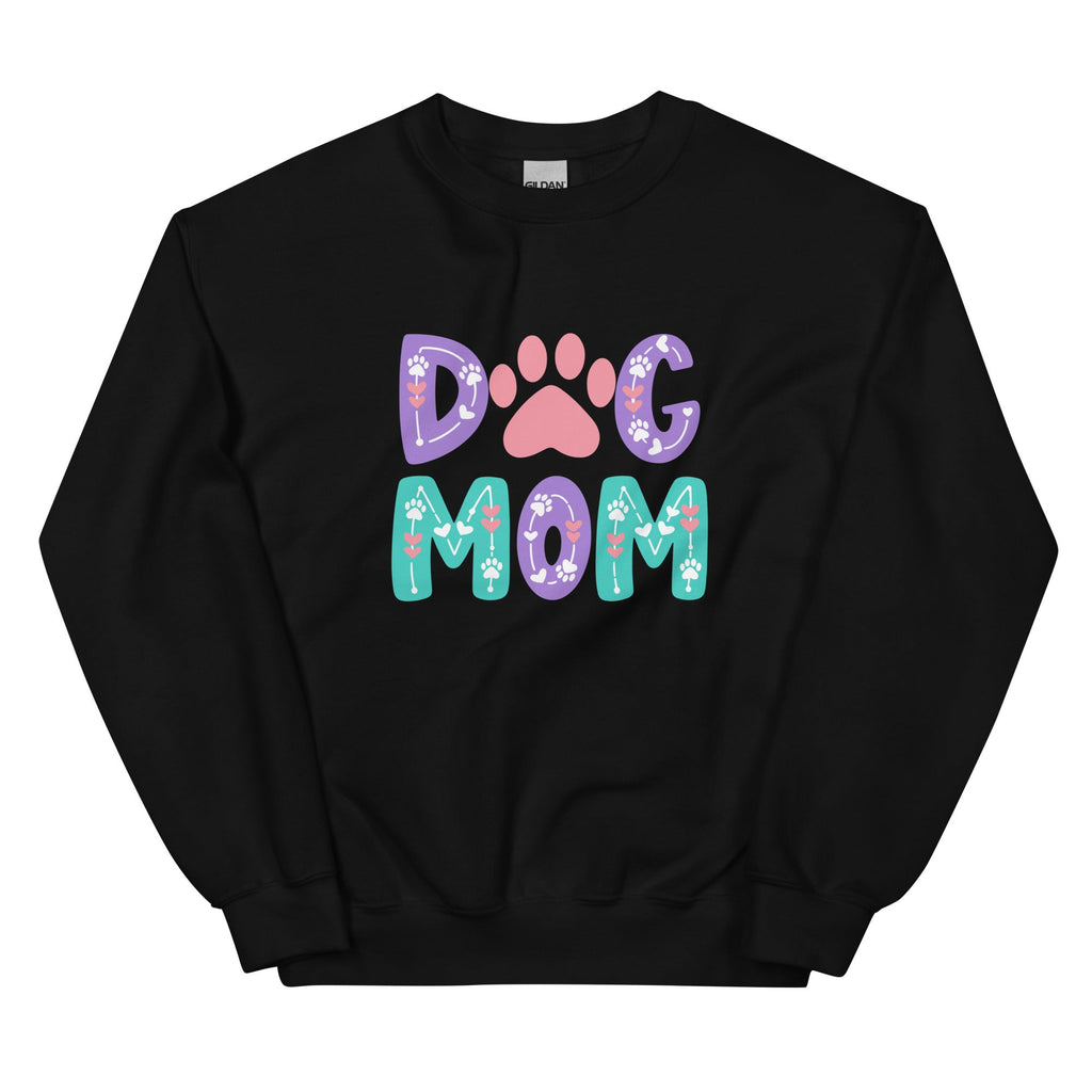 Dog Mom Pastel Vibes Crewneck Sweatshirt