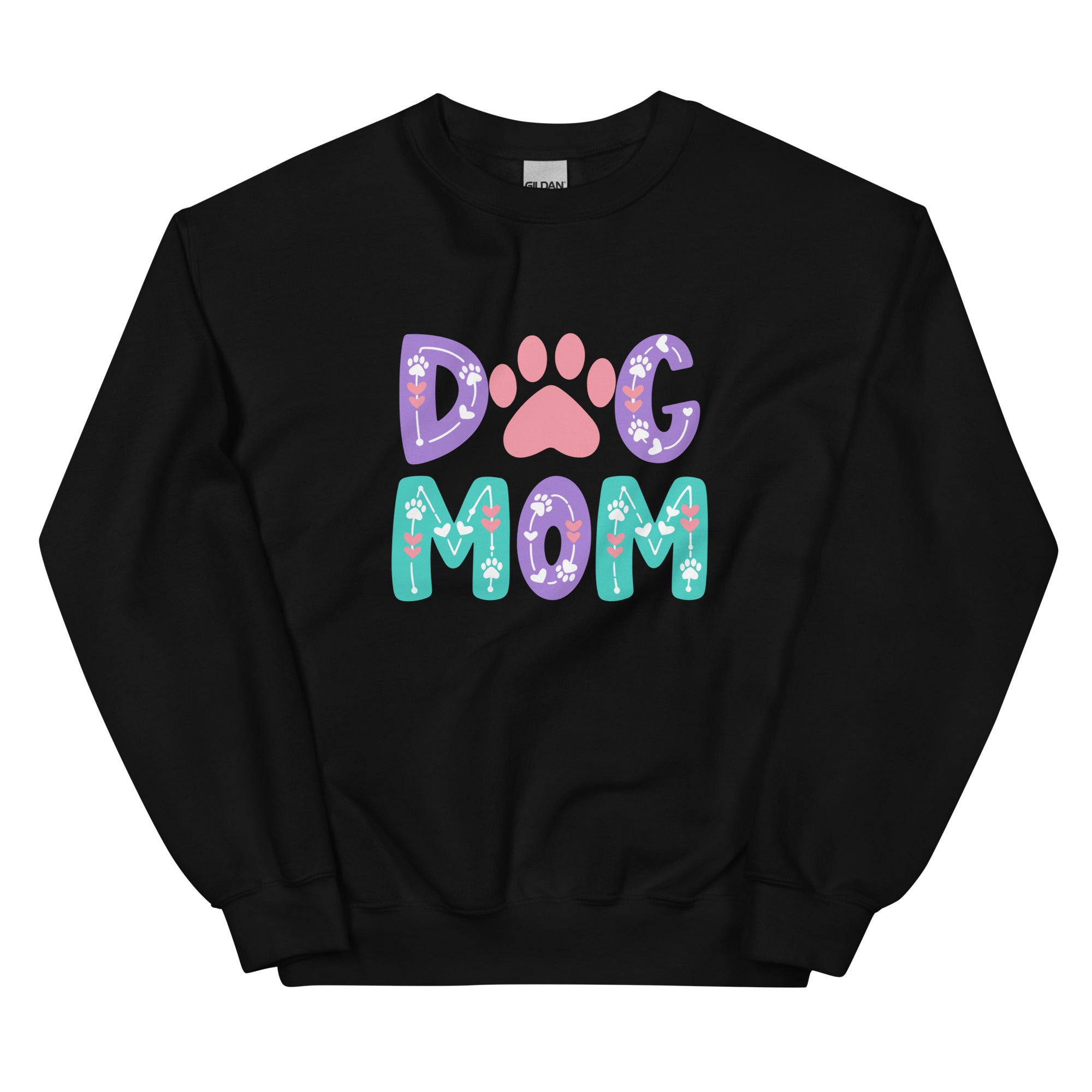 Dog Mom Pastel Vibes Crewneck Sweatshirt