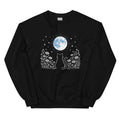 Eve of Summer Cat & Moon Crewneck Sweatshirt