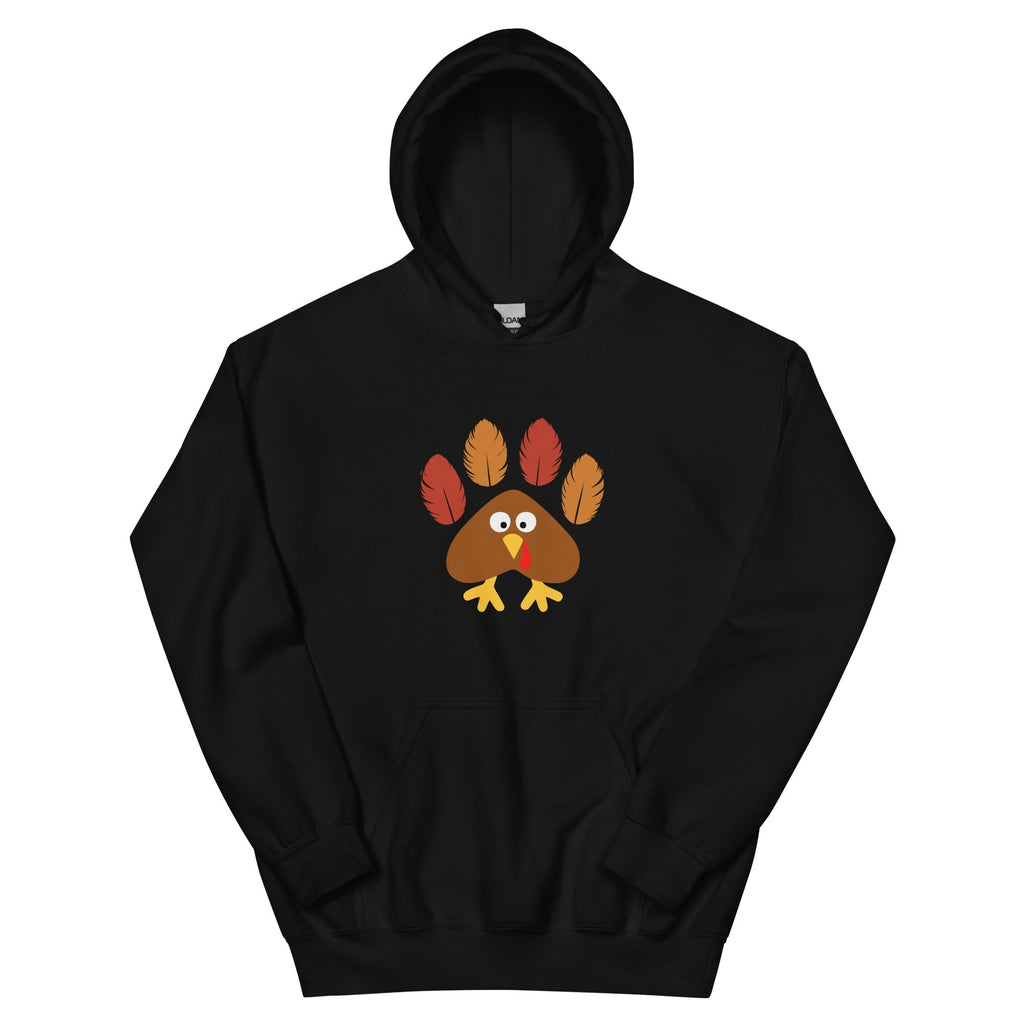 Paw Print Turkey Hoodie