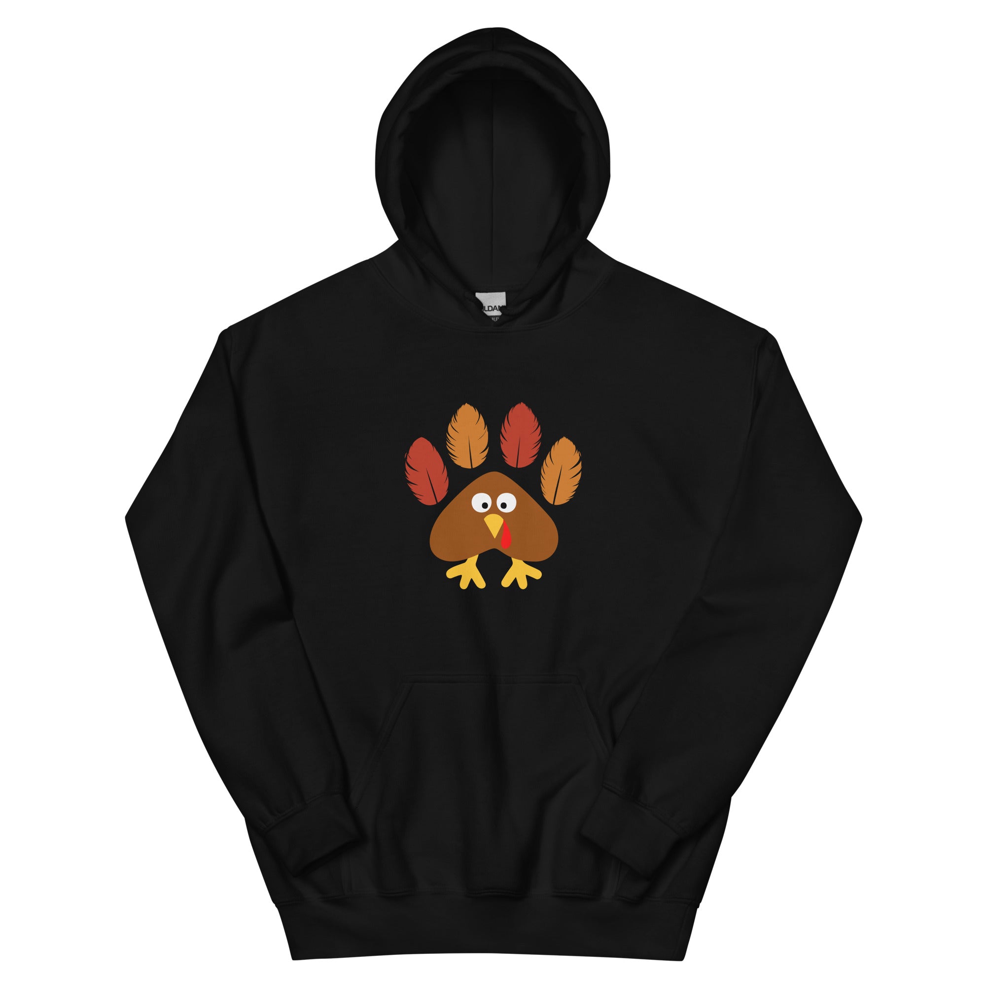 Paw Print Turkey Hoodie