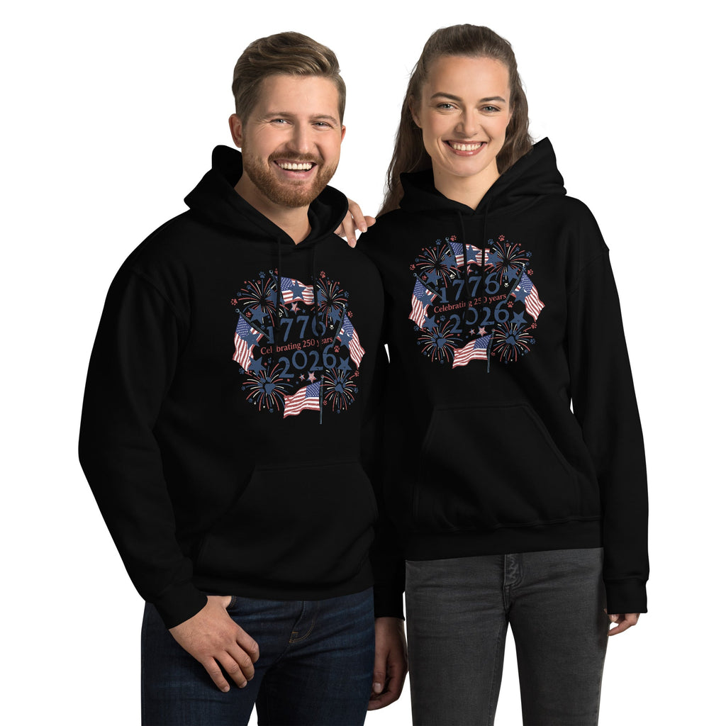 USA's Birthday Paw Print Hoodie