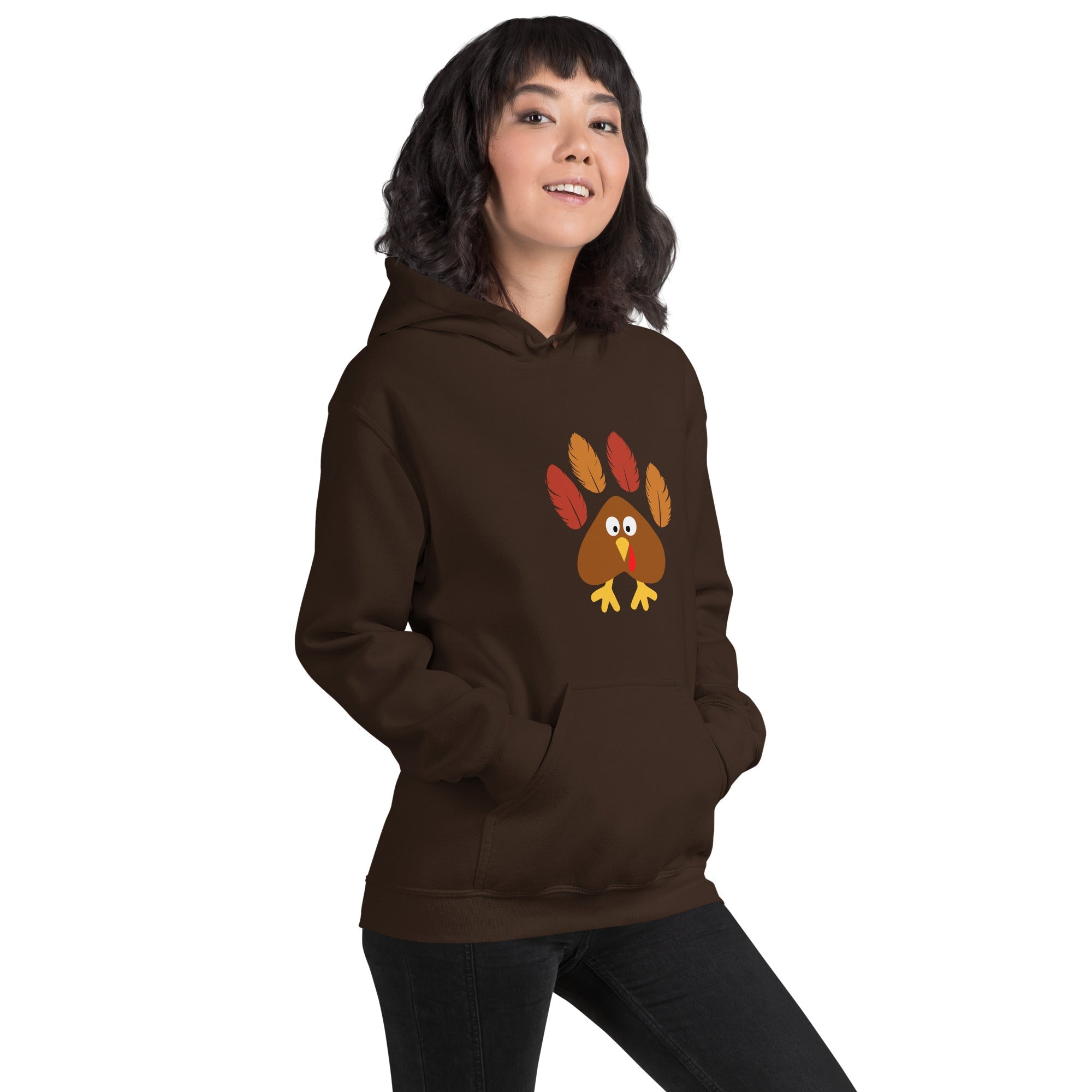 Paw Print Turkey Hoodie
