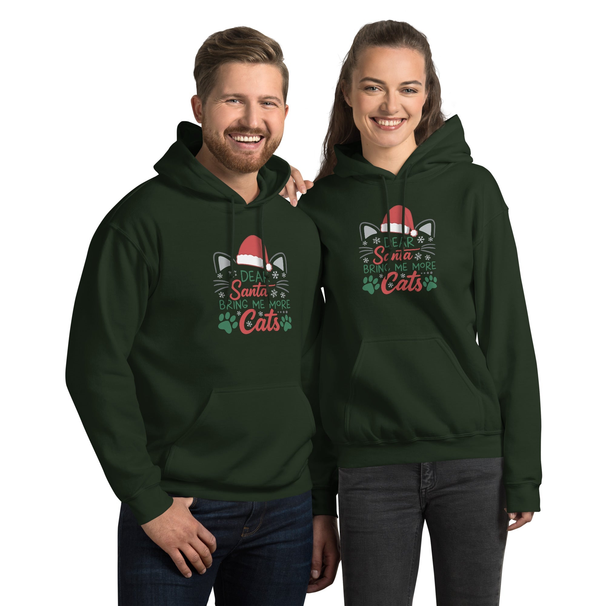Dear Santa Send Cats Hoodie
