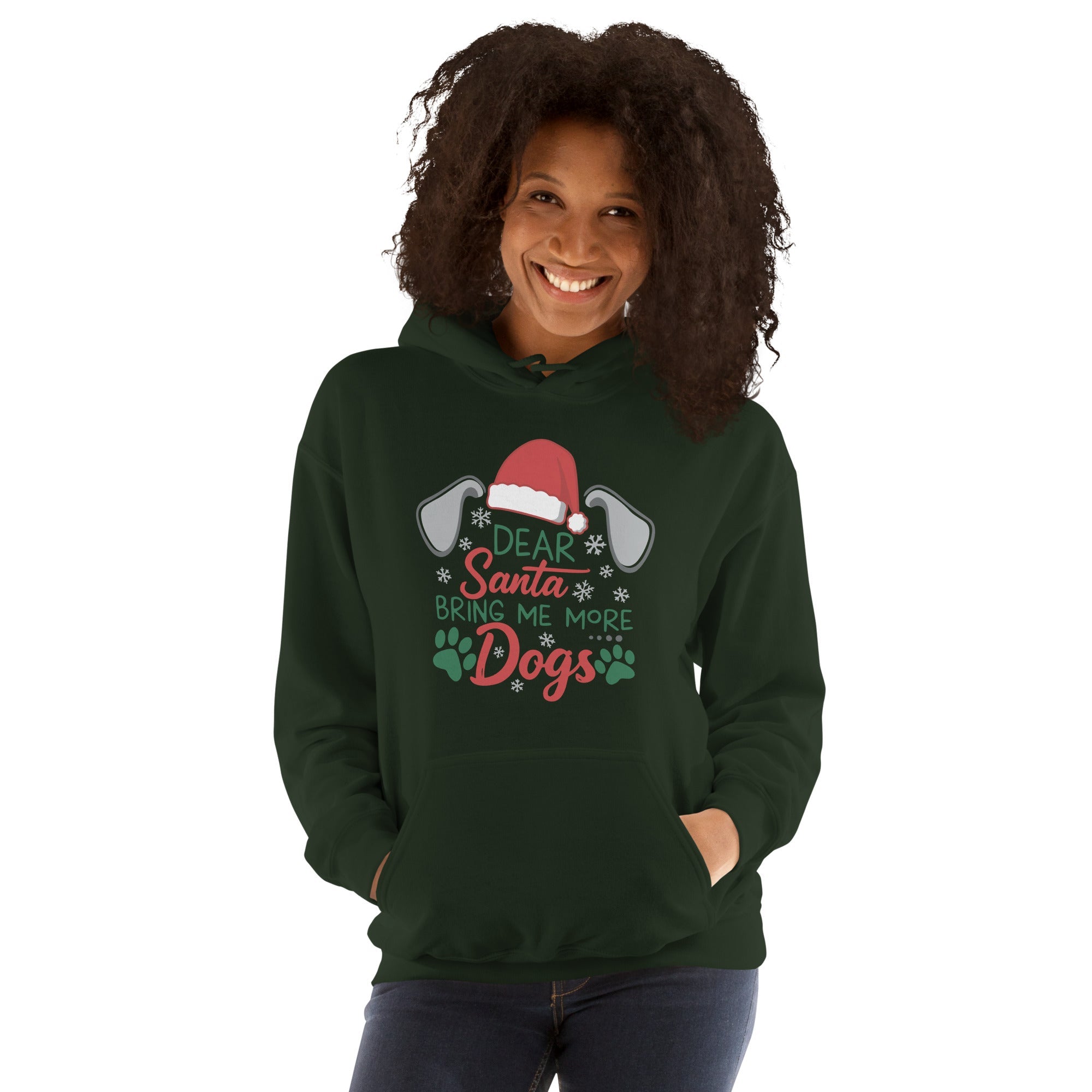 Dear Santa Send Dogs Hoodie
