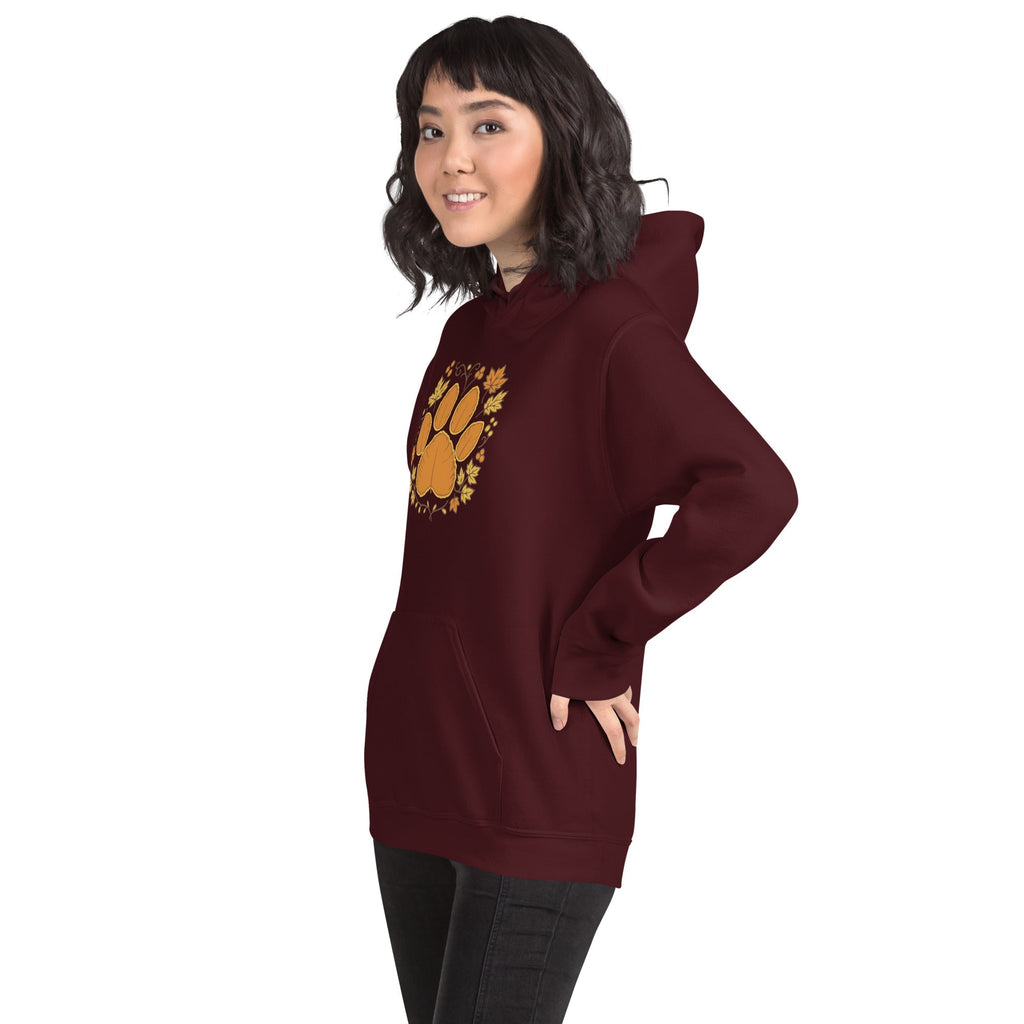 Leaves of Autumn Paw Print Hoodie