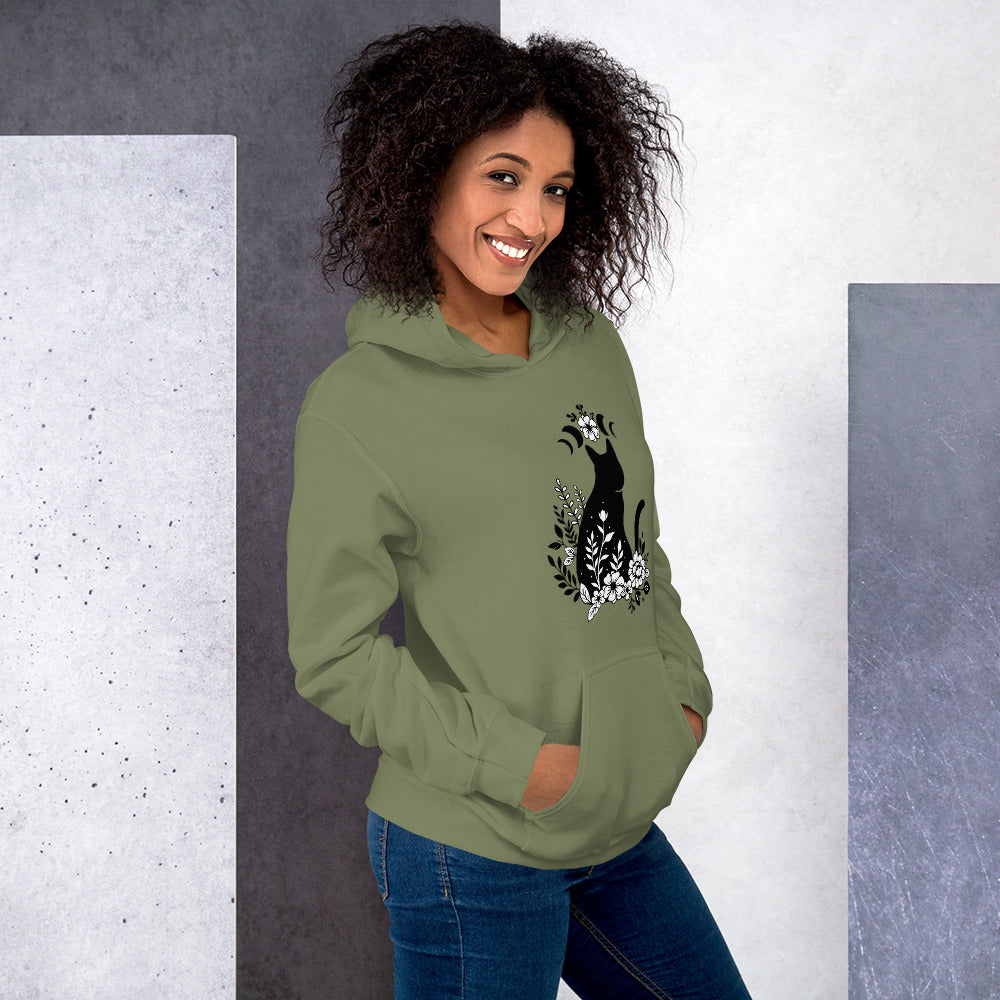 Cat & Moon Dreams Hoodie