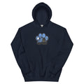 Haunted House Paw Print Hoodie