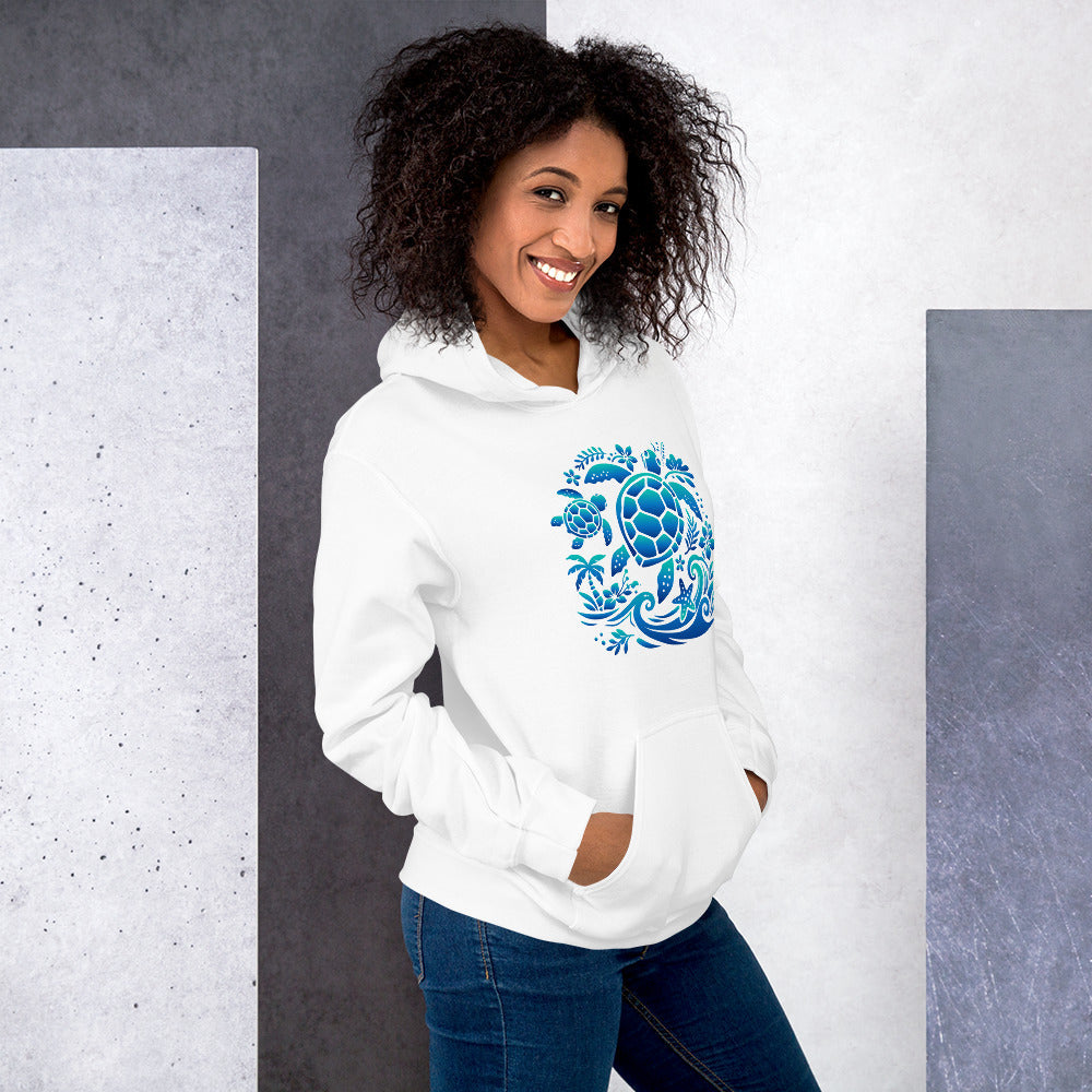 Swimming Sea Turtles Hoodie