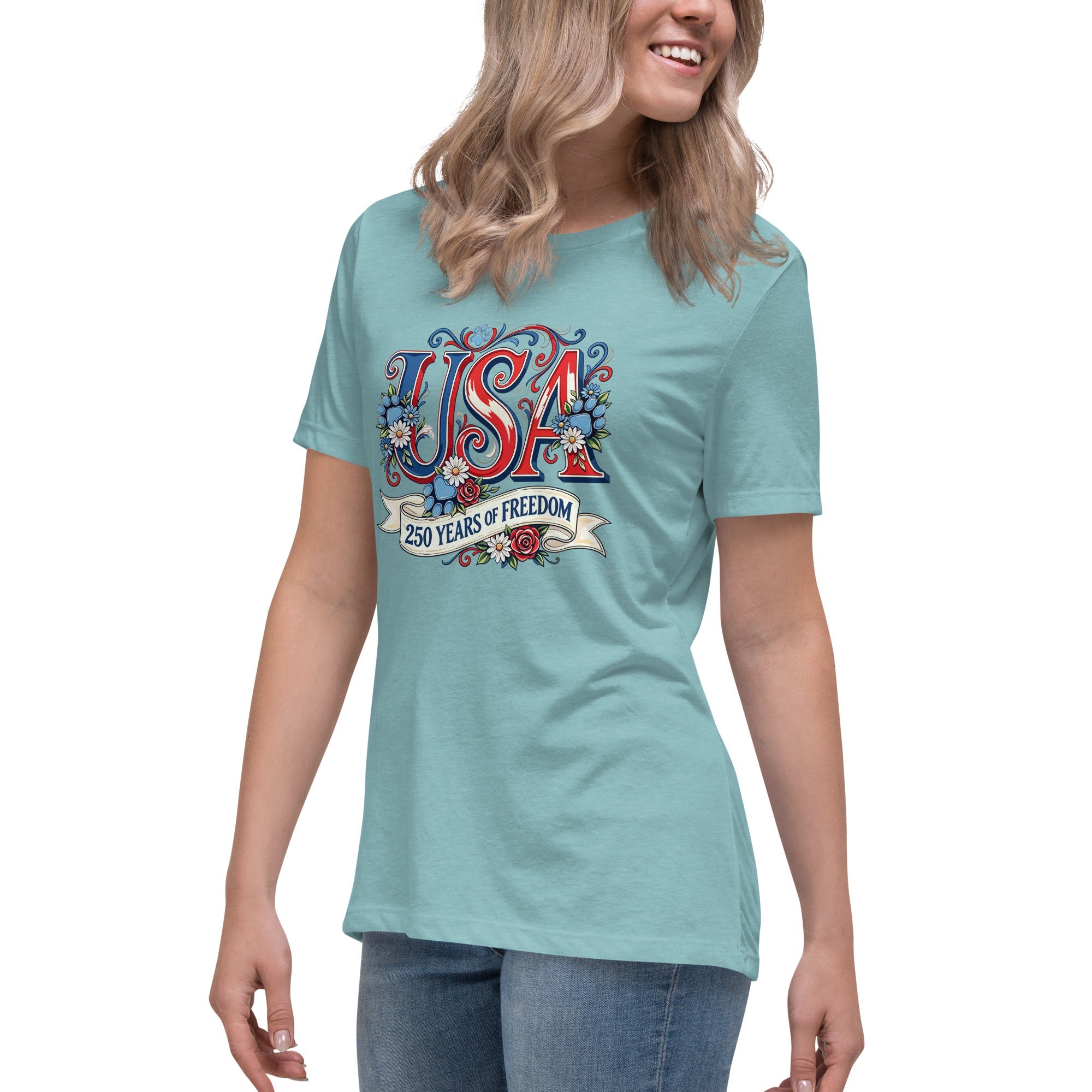 USA 250 Years Women's Relaxed T-Shirt