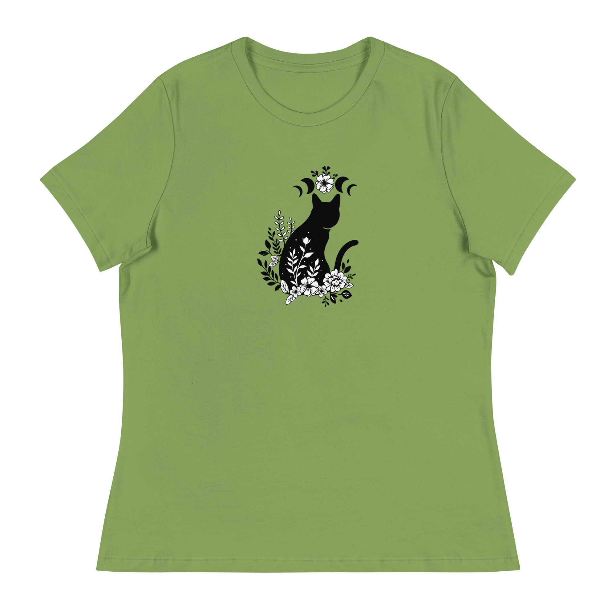 Cat & Moon Dreams Women's Relaxed T-Shirt