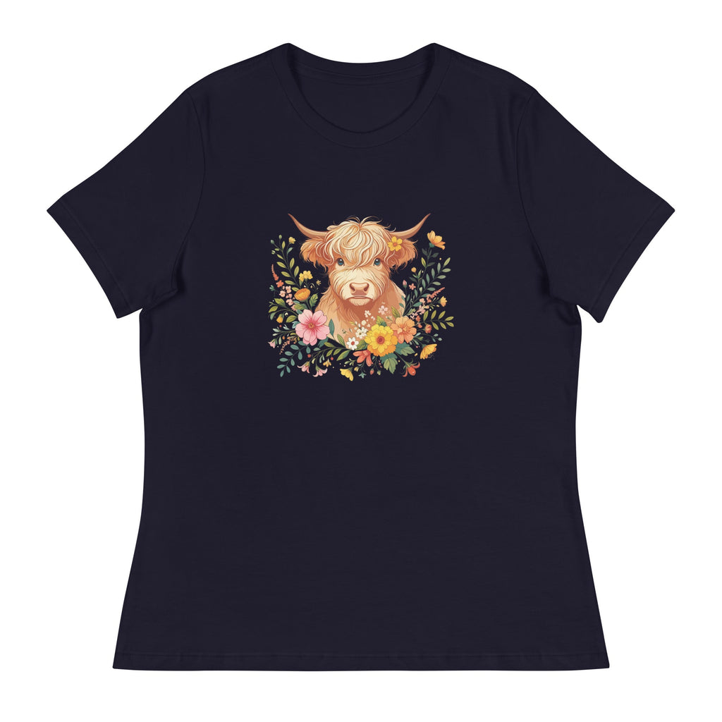 Highland Cow Women's Relaxed T-Shirt