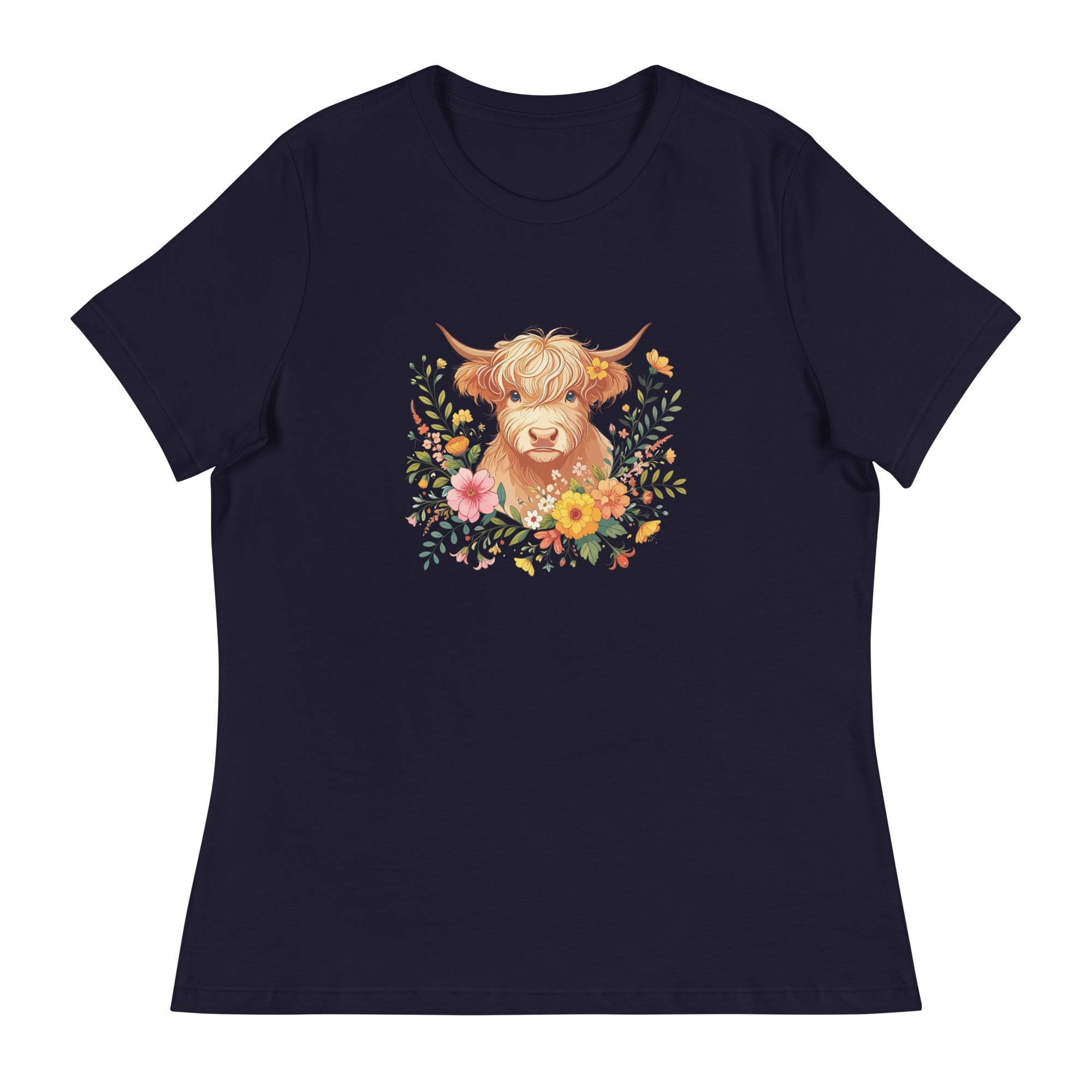Highland Cow Women's Relaxed T-Shirt